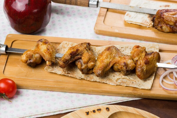 Шашлык из куриных крылышек